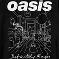 Black - Back - Amplified Unisex Adult Definitely Maybe Oasis T-Shirt