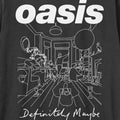 Charcoal - Back - Amplified Unisex Adult Definitely Maybe Oasis T-Shirt