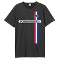 Charcoal - Front - Amplified Unisex Adult Knebworth Oasis T-Shirt