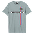 Strange Blue - Front - Amplified Unisex Adult Knebworth Oasis T-Shirt