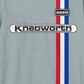 Strange Blue - Back - Amplified Unisex Adult Knebworth Oasis T-Shirt