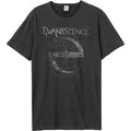 Charcoal - Front - Amplified Unisex Adult Distressed Stamp Evanescence T-Shirt