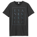 Charcoal - Front - Amplified Unisex Adult Block Evanescence T-Shirt
