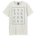 Vintage White - Front - Amplified Unisex Adult Block Evanescence T-Shirt