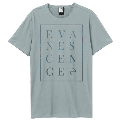 Strange Blue - Front - Amplified Unisex Adult Block Evanescence T-Shirt