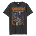 Charcoal - Front - Amplified Unisex Adult Rider Queens Of The Stone Age T-Shirt