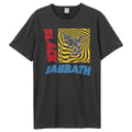 Charcoal - Front - Amplified Unisex Adult Henry Square Black Sabbath T-Shirt