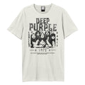 Vintage White - Front - Amplified Unisex Adult 1972 Deep Purple T-Shirt