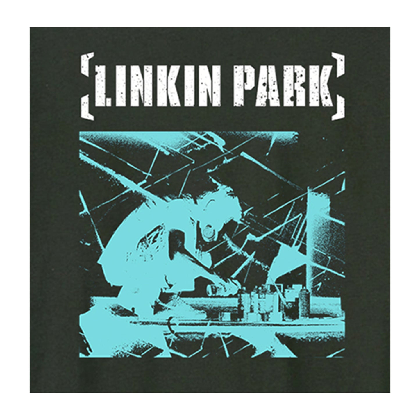 Charcoal - Back - Amplified Unisex Adult Meteora Xray Linkin Park T-Shirt