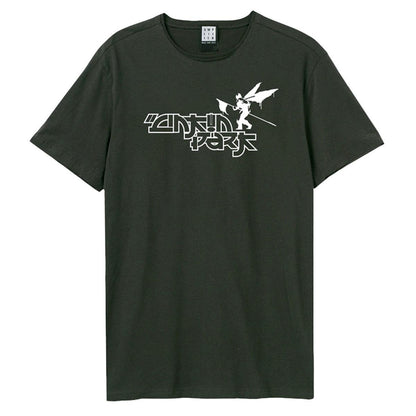Charcoal - Front - Amplified Unisex Adult Crawling Lyrics Linkin Park T-Shirt