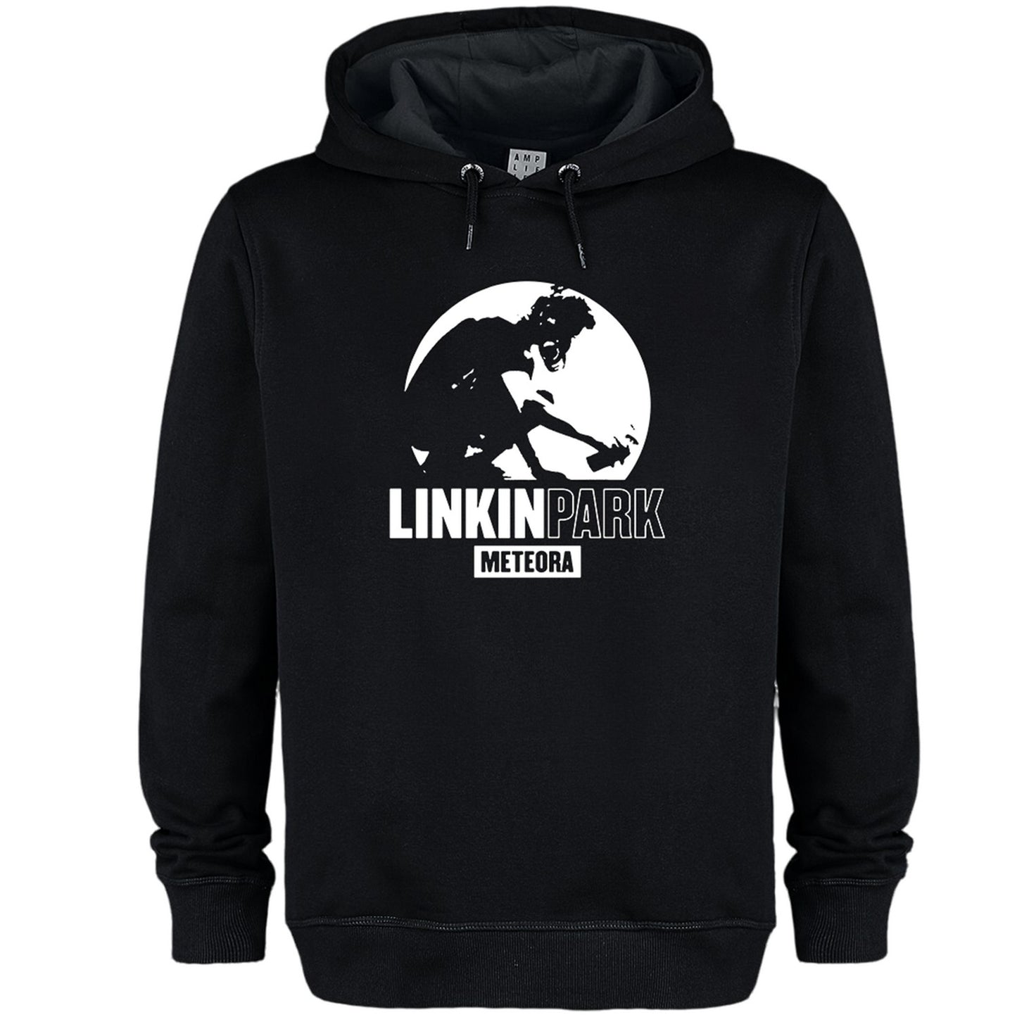 Black - Front - Amplified Unisex Adult Meteora Moon Linkin Park Hoodie