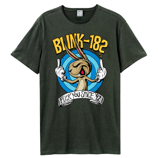 Charcoal - Front - Amplified Unisex Adult F You Since 92 Blink 182 T-Shirt