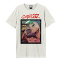 Vintage White - Front - Amplified Unisex Adult Polaroid Slide Gorillaz T-Shirt