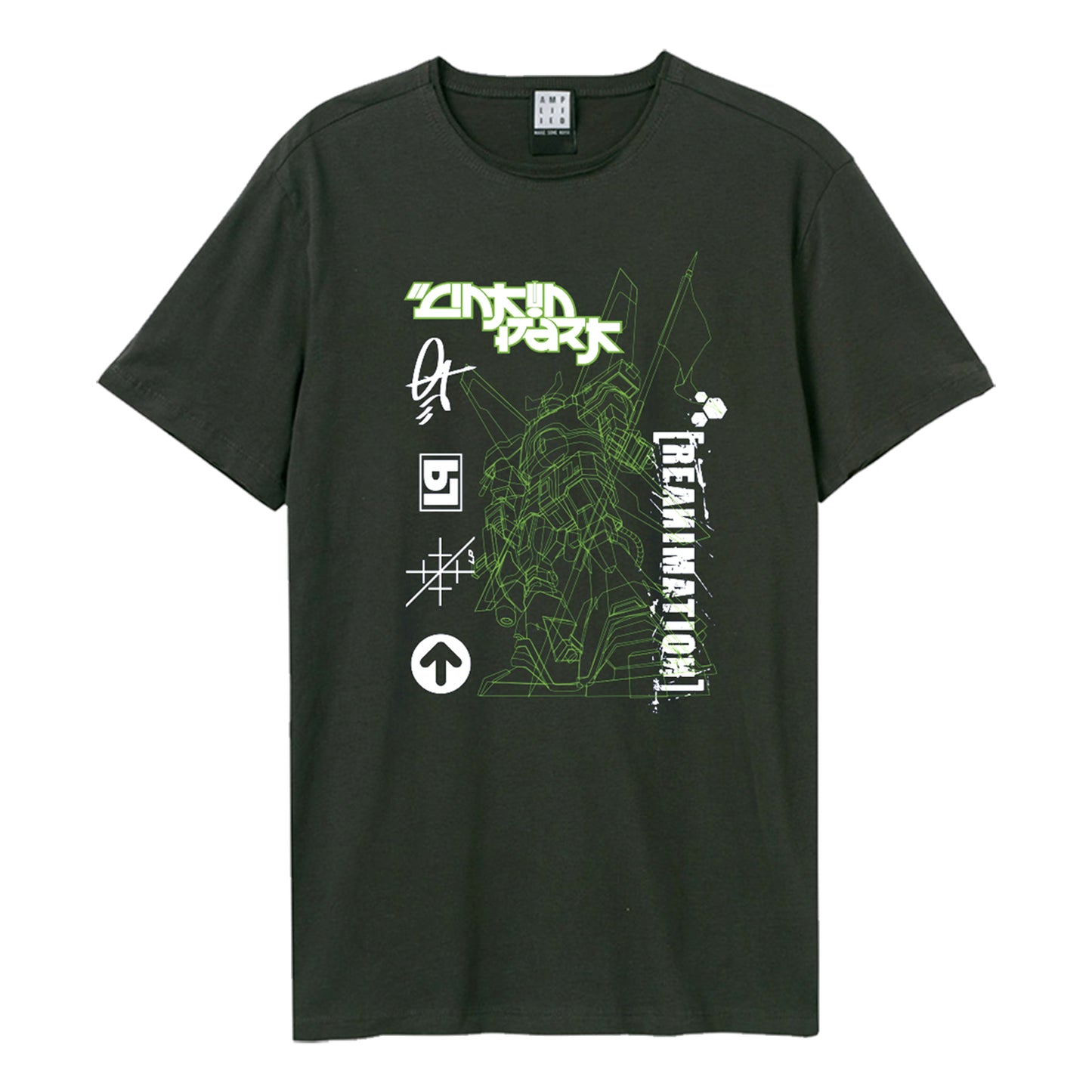 Charcoal - Front - Amplified Unisex Adult Reanimation Linkin Park T-Shirt