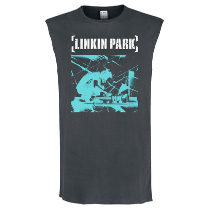 Charcoal - Front - Amplified Unisex Adult Meteora Xray Linkin Park Sleeveless Tank Top