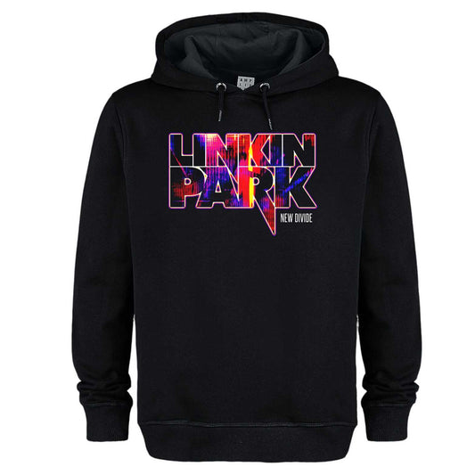 Black - Front - Amplified Unisex Adult New Divide Linkin Park Hoodie