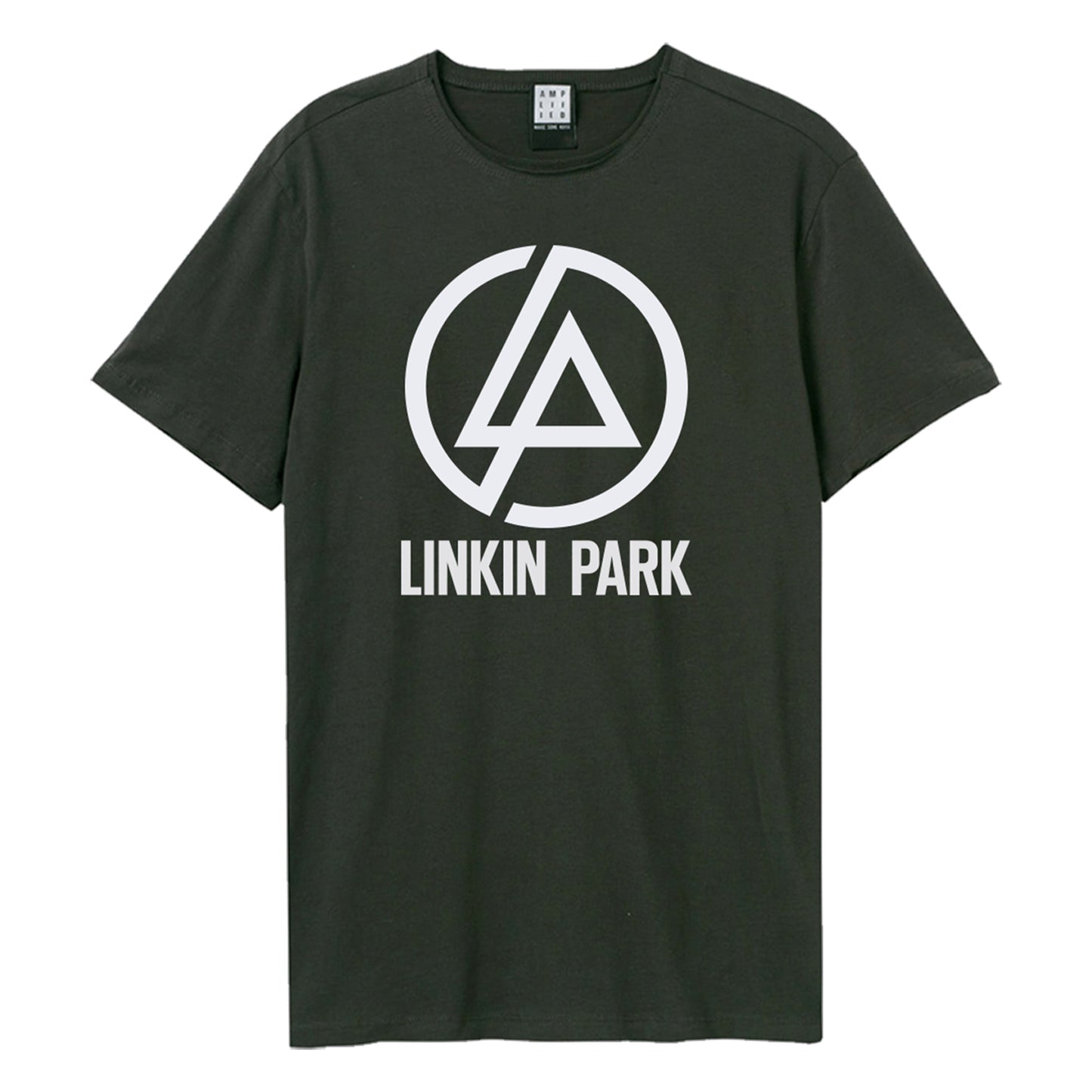 Charcoal - Front - Amplified Unisex Adult Circle Logo Linkin Park T-Shirt