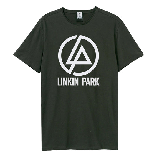 Charcoal - Front - Amplified Unisex Adult Circle Logo Linkin Park T-Shirt
