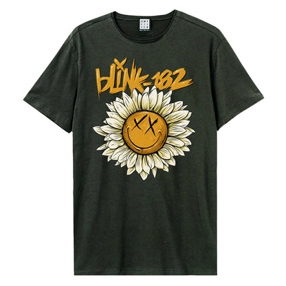 Charcoal - Front - Amplified Unisex Adult Daisy Blink 182 T-Shirt