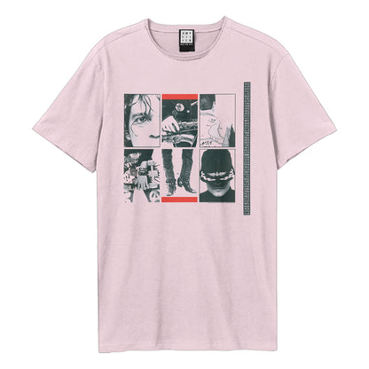 Pink 182 - Front - Amplified Unisex Adult Kick INXS T-Shirt