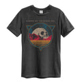 Charcoal - Front - Amplified Unisex Adult Skull Planet Queens Of The Stone Age T-Shirt