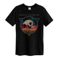 Black - Front - Amplified Unisex Adult Skull Planet Queens Of The Stone Age T-Shirt