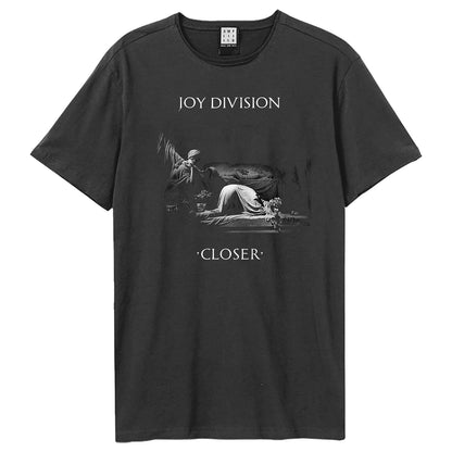 Charcoal - Front - Amplified Unisex Adult Closer Joy Division T-Shirt