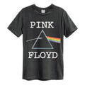 Charcoal - Front - Amplified Mens Dark Side Pink Floyd T-Shirt
