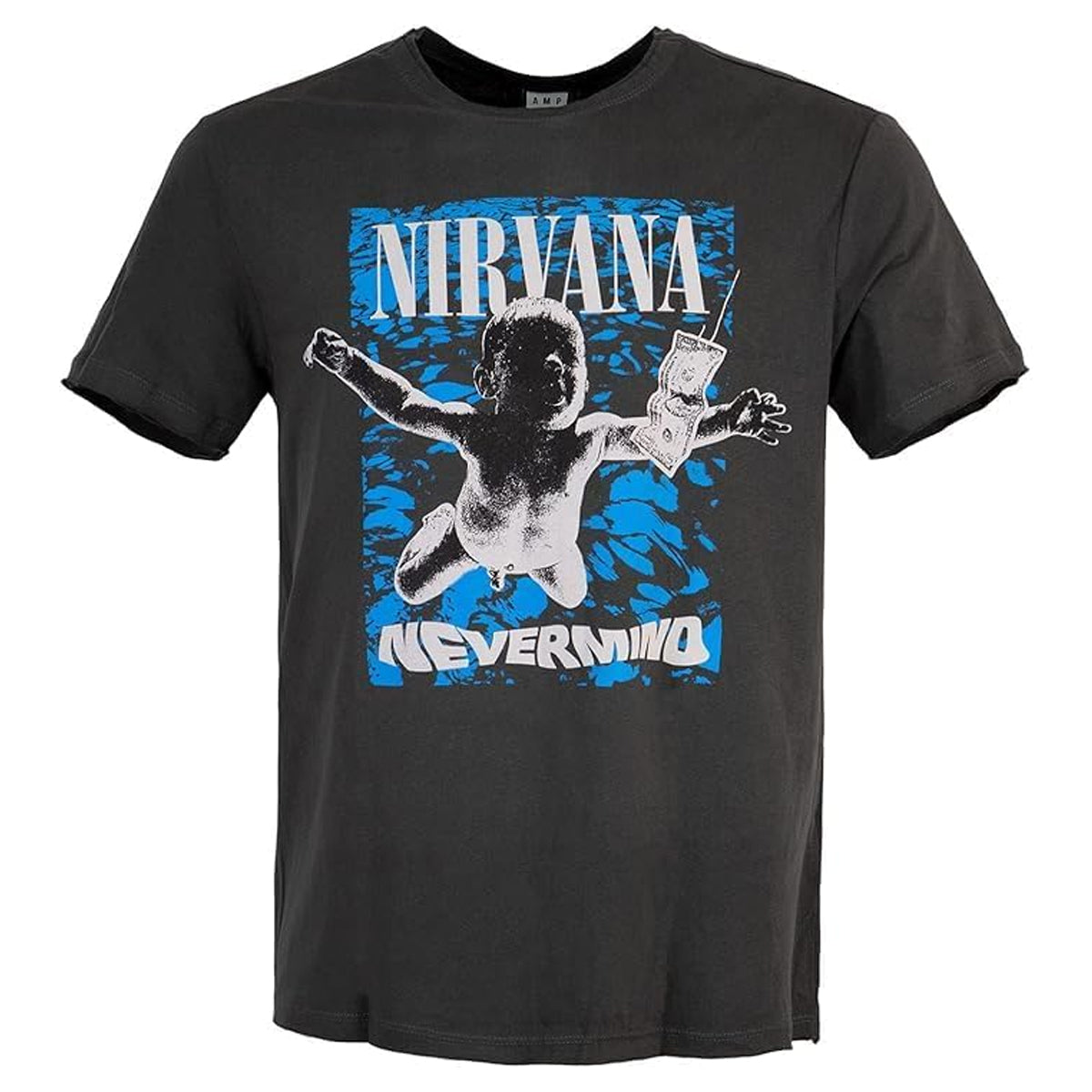 Charcoal - Front - Amplified Womens-Ladies Nevermind Crop Top
