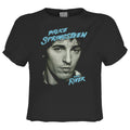 Charcoal - Front - Amplified Womens-Ladies The River Bruce Springsteen Crop Top