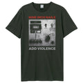 Charcoal - Front - Amplified Unisex Adult Add Violence NIN T-Shirt