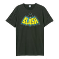 Charcoal - Front - Amplified Unisex Adult Slash Bat Slayer Vintage T-Shirt