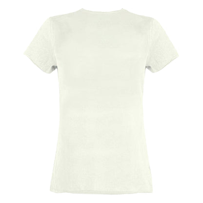 Vintage White - Back - Amplified Womens-Ladies Rebel Rebel David Bowie T-Shirt Dress