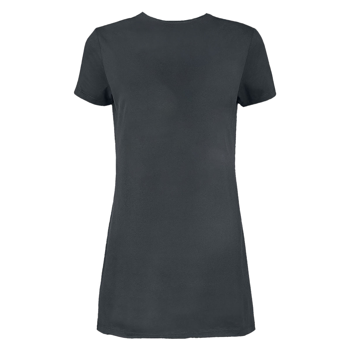 Charcoal - Back - Amplified Womens-Ladies Rebel Rebel David Bowie T-Shirt Dress