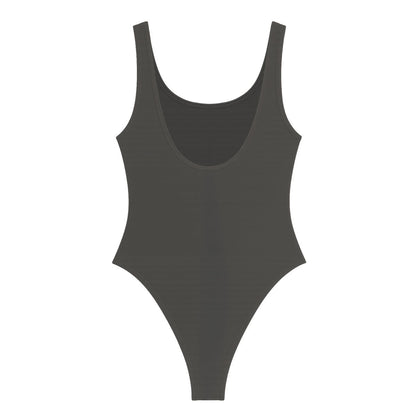Charcoal - Back - Amplified Womens-Ladies Amo Eagle Slayer Bodysuit