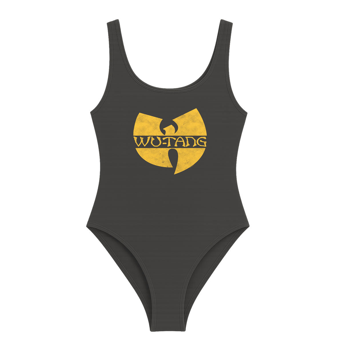 Charcoal - Front - Amplified Womens-Ladies Amo Eagle Slayer Bodysuit