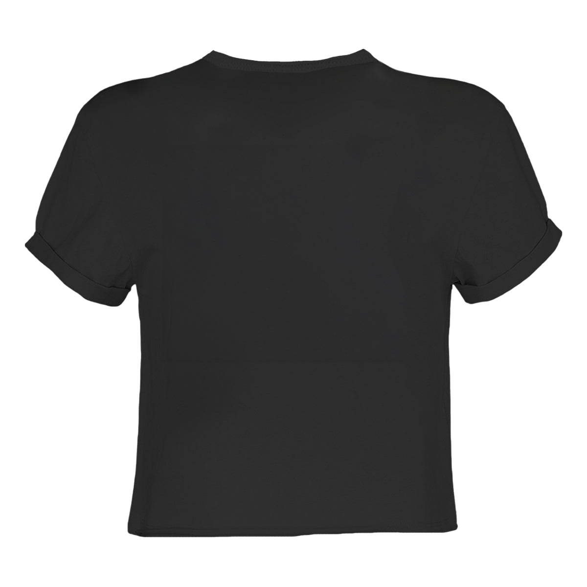 Charcoal - Back - Amplified Womens-Ladies Pete And Carl The Libertines Crop Top