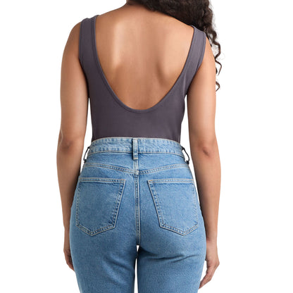 Charcoal - Lifestyle - Amplified Womens-Ladies In Utero Nirvana Bodysuit
