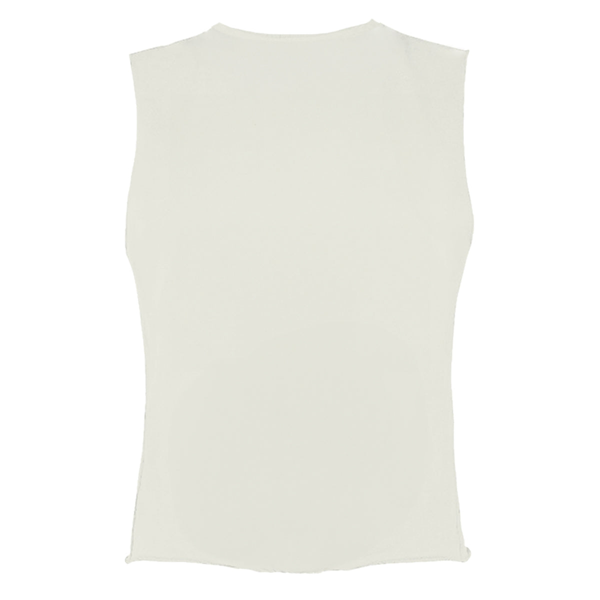 Vintage White - Back - Amplified Womens-Ladies Rip Flag Xerox The Libertines Sleeveless Top