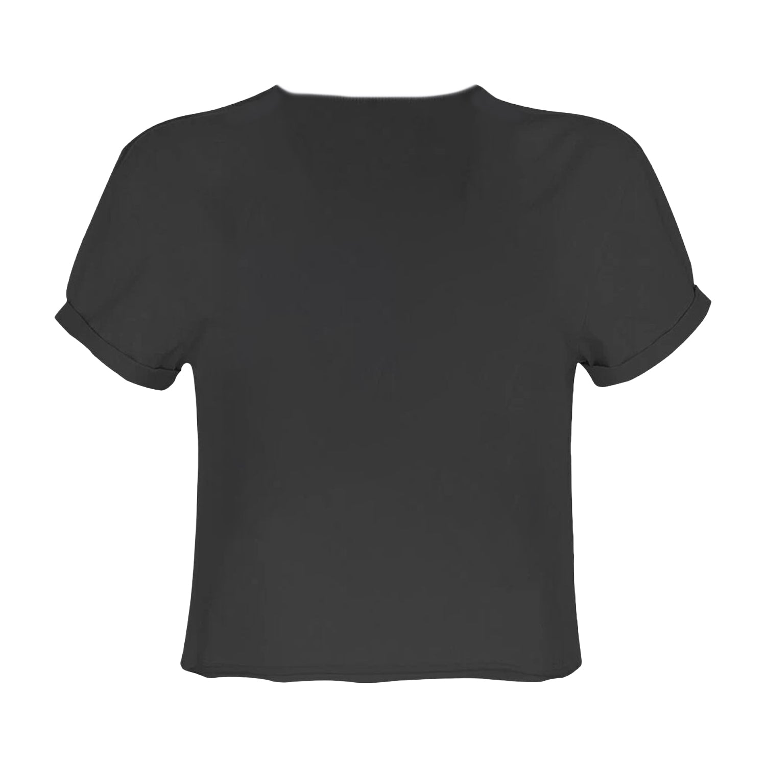 Charcoal - Back - Amplified Womens-Ladies Girls Girls Girls Motley Crue Crop Top