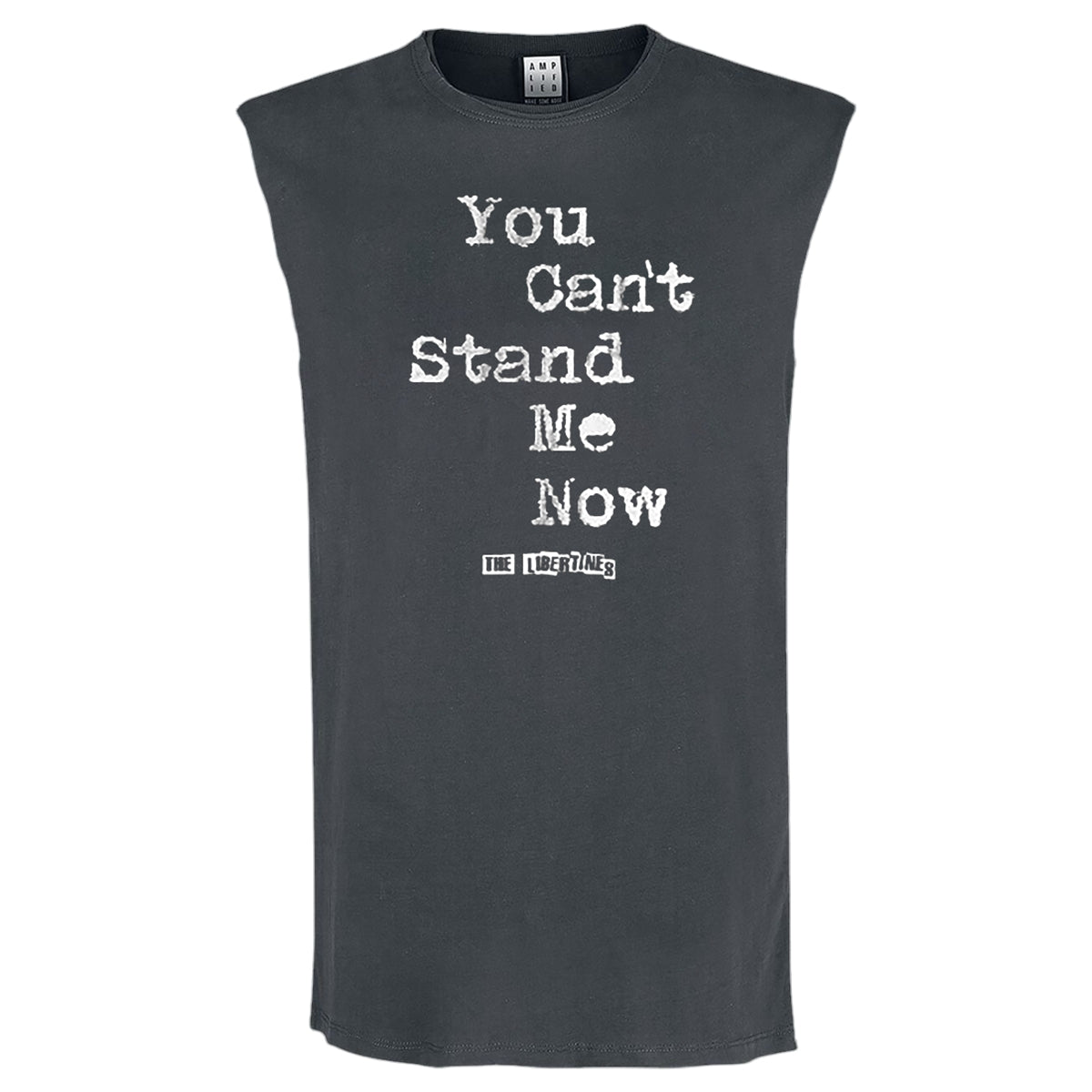 Charcoal - Front - Amplified Mens Can´t Stand Me Now The Libertines Sleeveless Tank Top