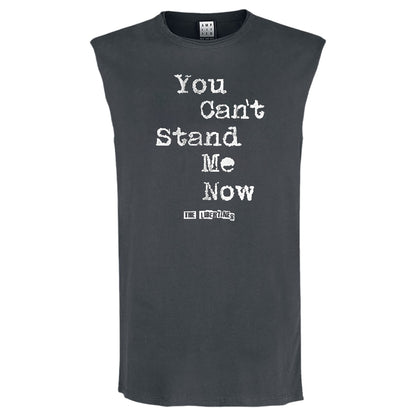 Charcoal - Front - Amplified Mens Can´t Stand Me Now The Libertines Sleeveless Tank Top