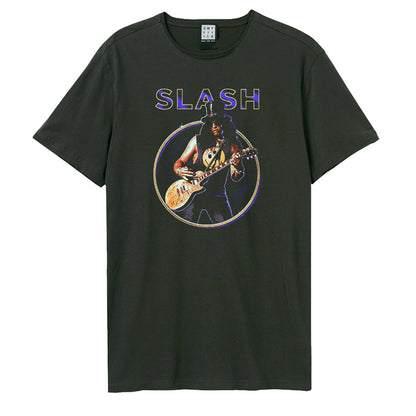 Charcoal - Front - Amplified Unisex Adult Solo Slash T-Shirt