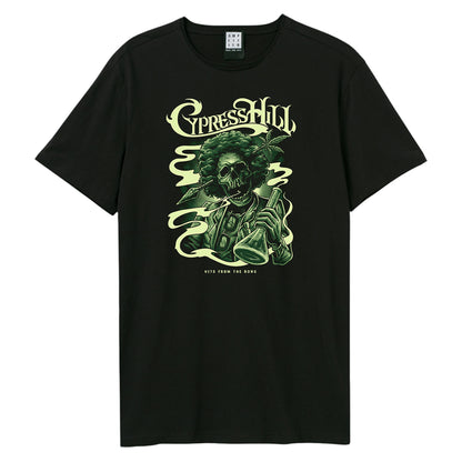 Black - Front - Amplified Unisex Adult Skull Bong Cypress Hill T-Shirt