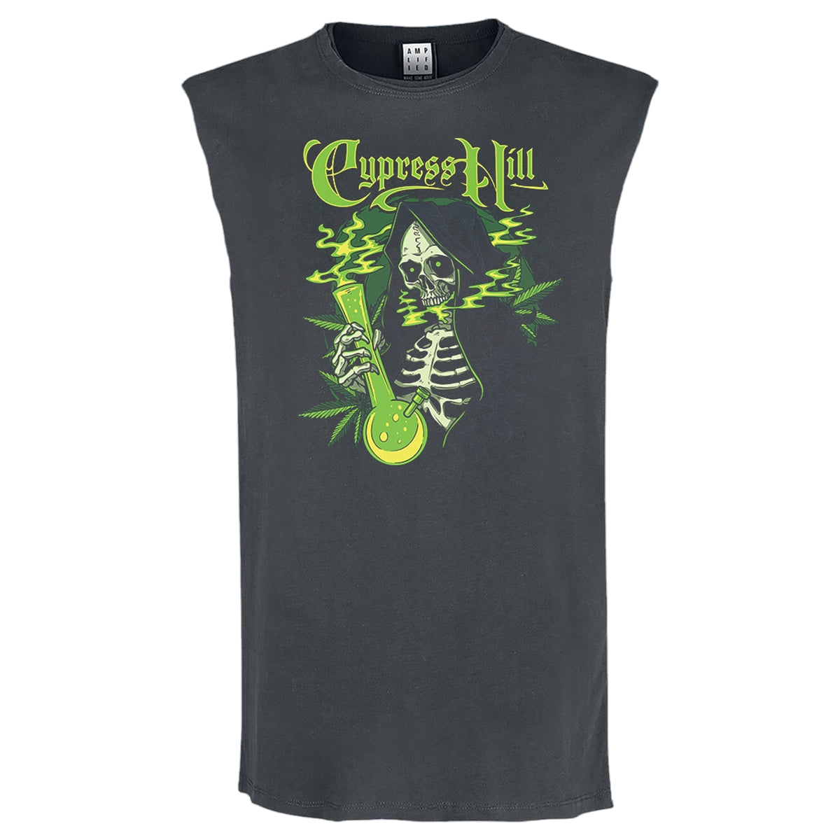 Charcoal - Front - Amplified Unisex Adult Skeleton Cypress Hill Tank Top