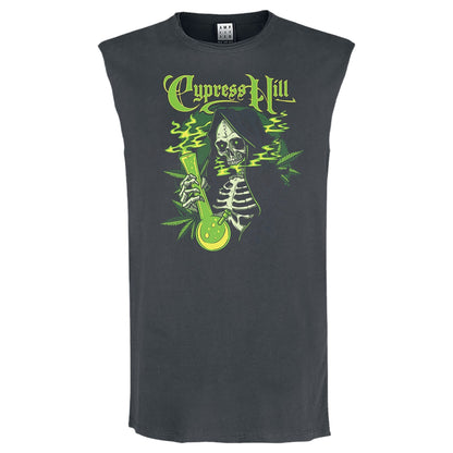 Charcoal - Front - Amplified Unisex Adult Skeleton Cypress Hill Tank Top