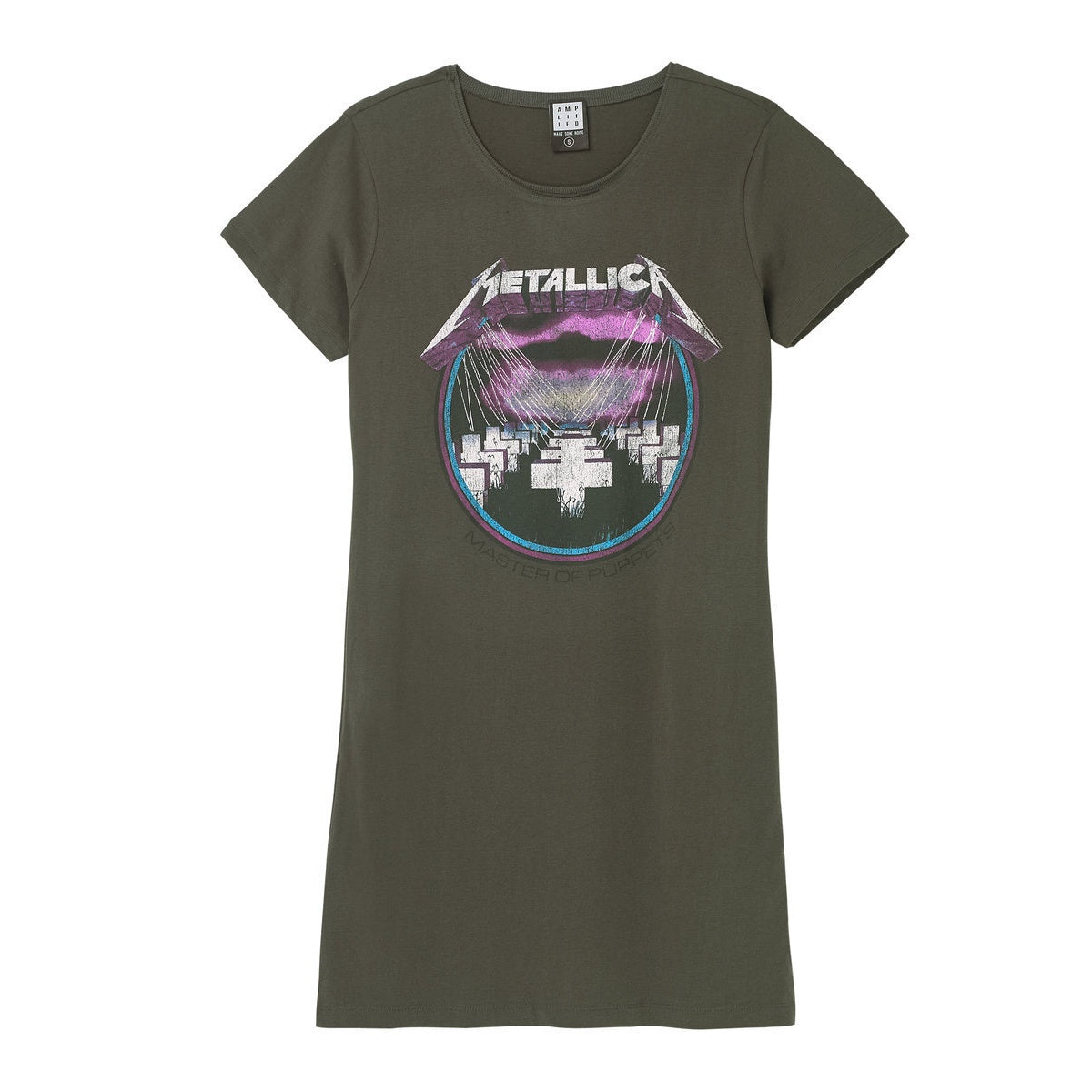 Metallica - Vintage Master Of Puppets Photo Heren T-shirt - Zwart | At Metallica - Vintage Master Of Puppets Photo Heren T-shirt - Zwart | At
