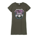 Charcoal - Front - Amplified Womens-Ladies Master Of Puppets Metallica T-Shirt Dress