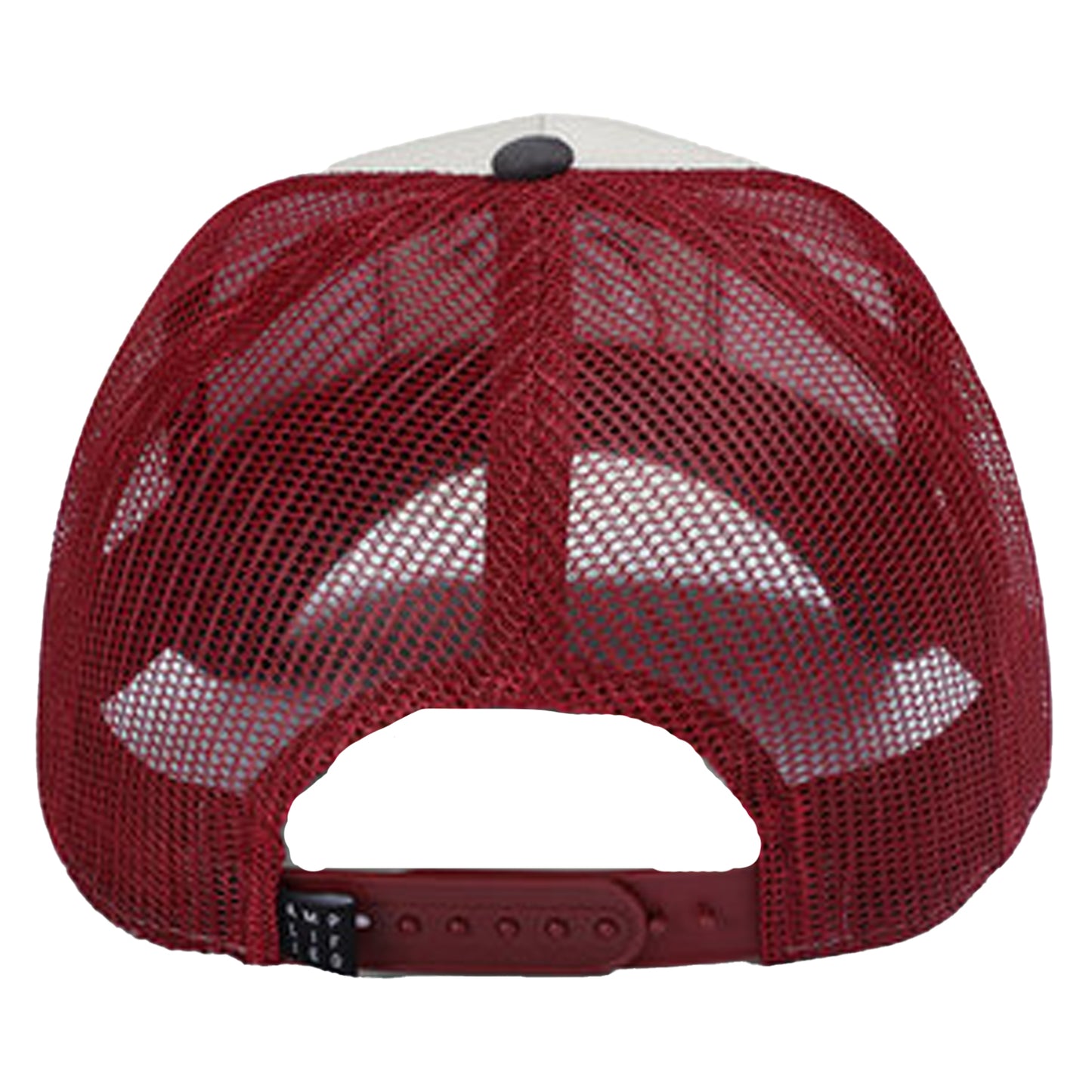 Beige-Grey-Dark Red - Back - Amplified The Rolling Stones Trucker Cap