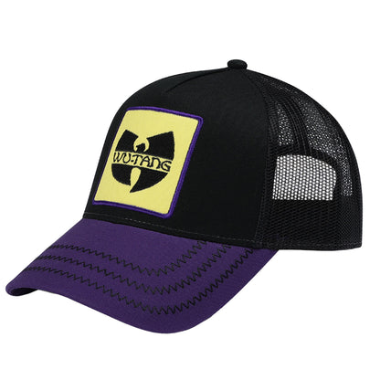 Black - Front - Amplified Wu-Tang Clan Trucker Cap